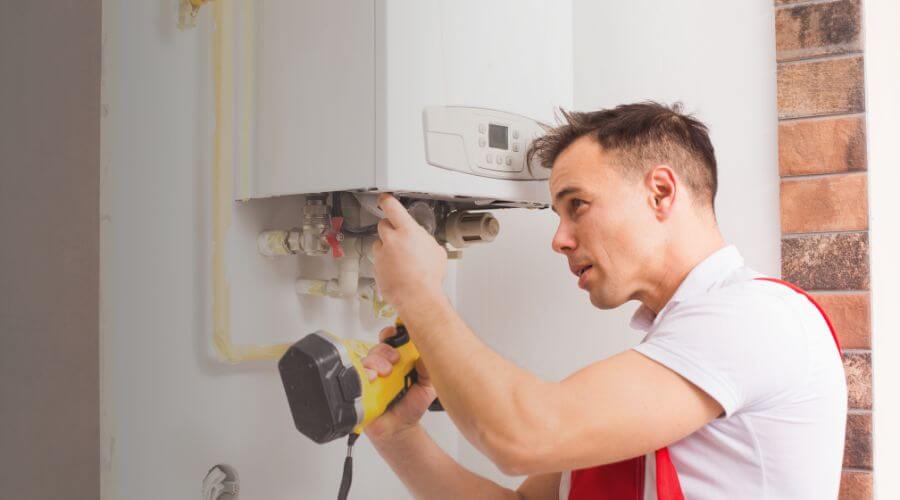 Local tankless water heater installation in Parker, SD
